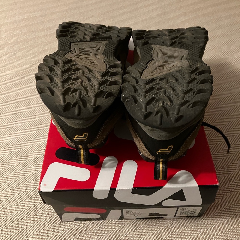Fila Mens Travail 2 Brown trail running shoes - Picture 7 of 9